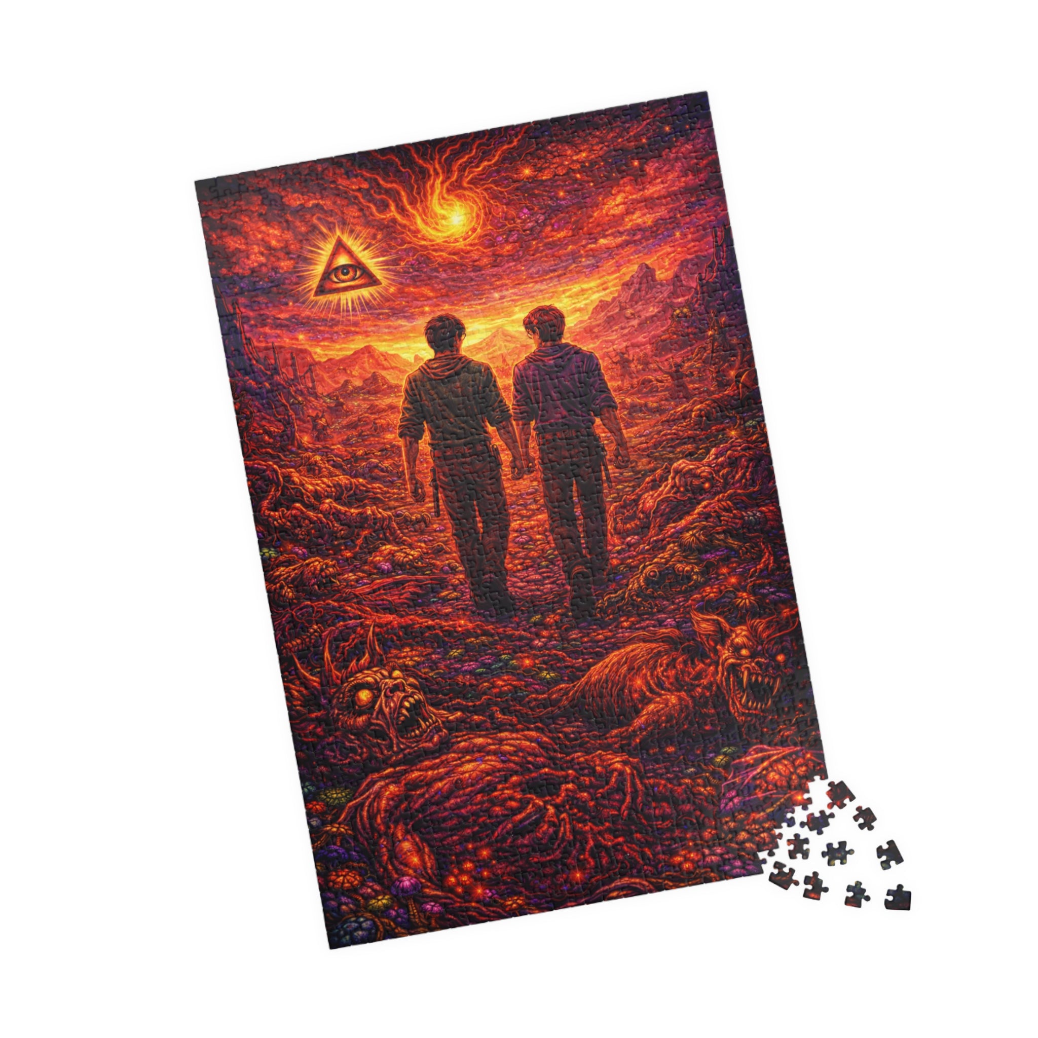 Apocalyptic Vision Puzzle — Surreal Horror Journey