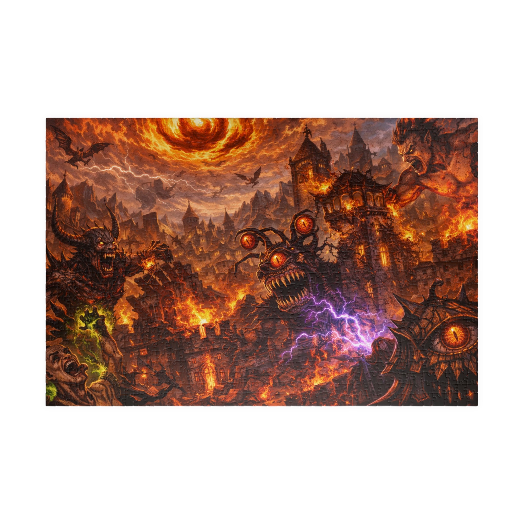 Inferno Monster Fantasy Jigsaw Puzzle — 520/1014-Piece