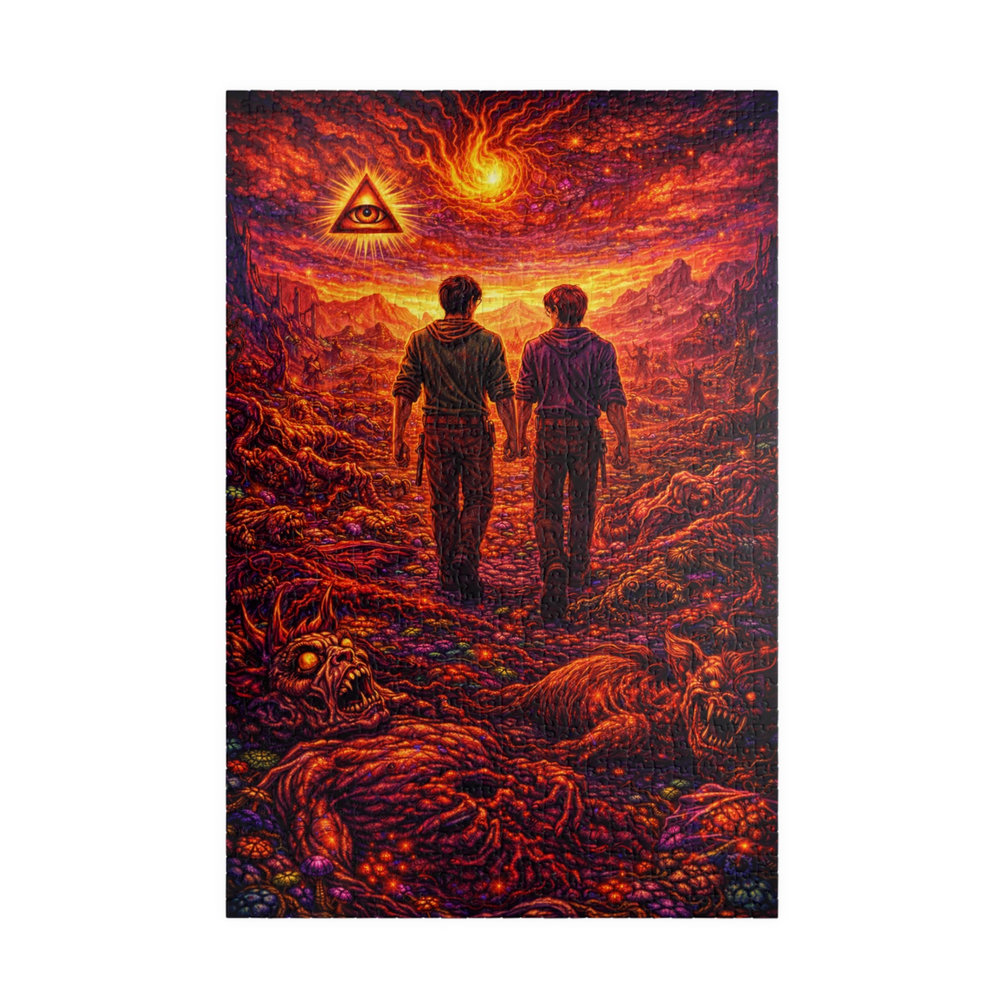 Apocalyptic Vision Puzzle — Surreal Horror Journey