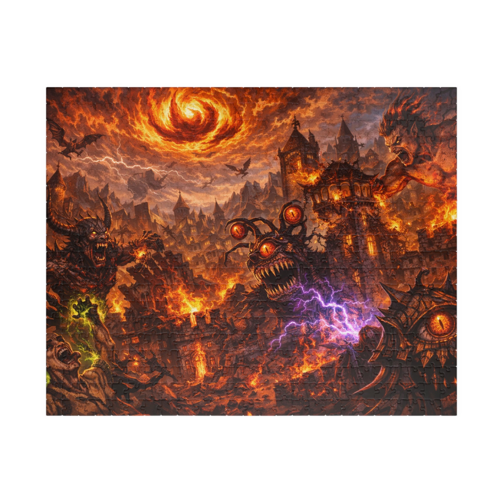Inferno Monster Fantasy Jigsaw Puzzle — 520/1014-Piece