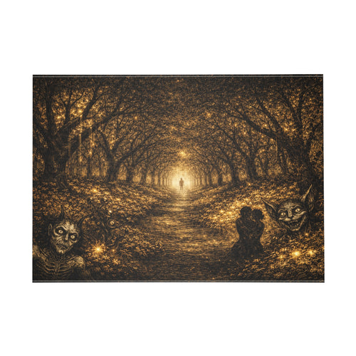 Enchanted Forest Monsters Puzzle — Gold & Gloom (96–1000 pcs)