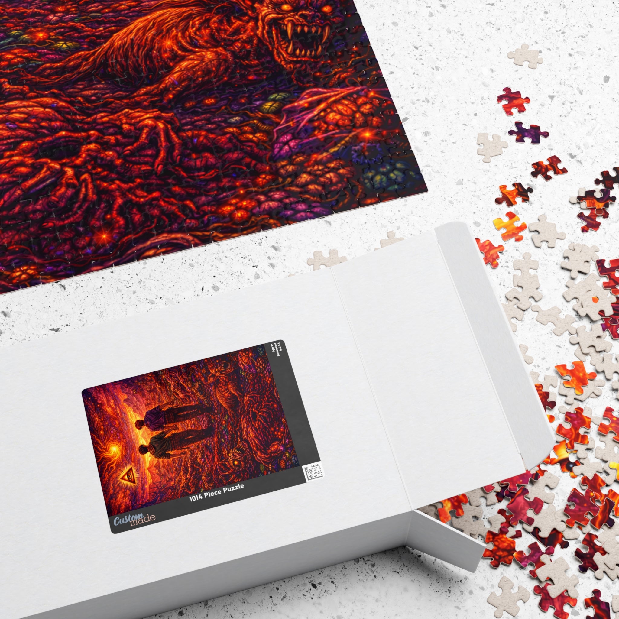 Apocalyptic Vision Puzzle — Surreal Horror Journey