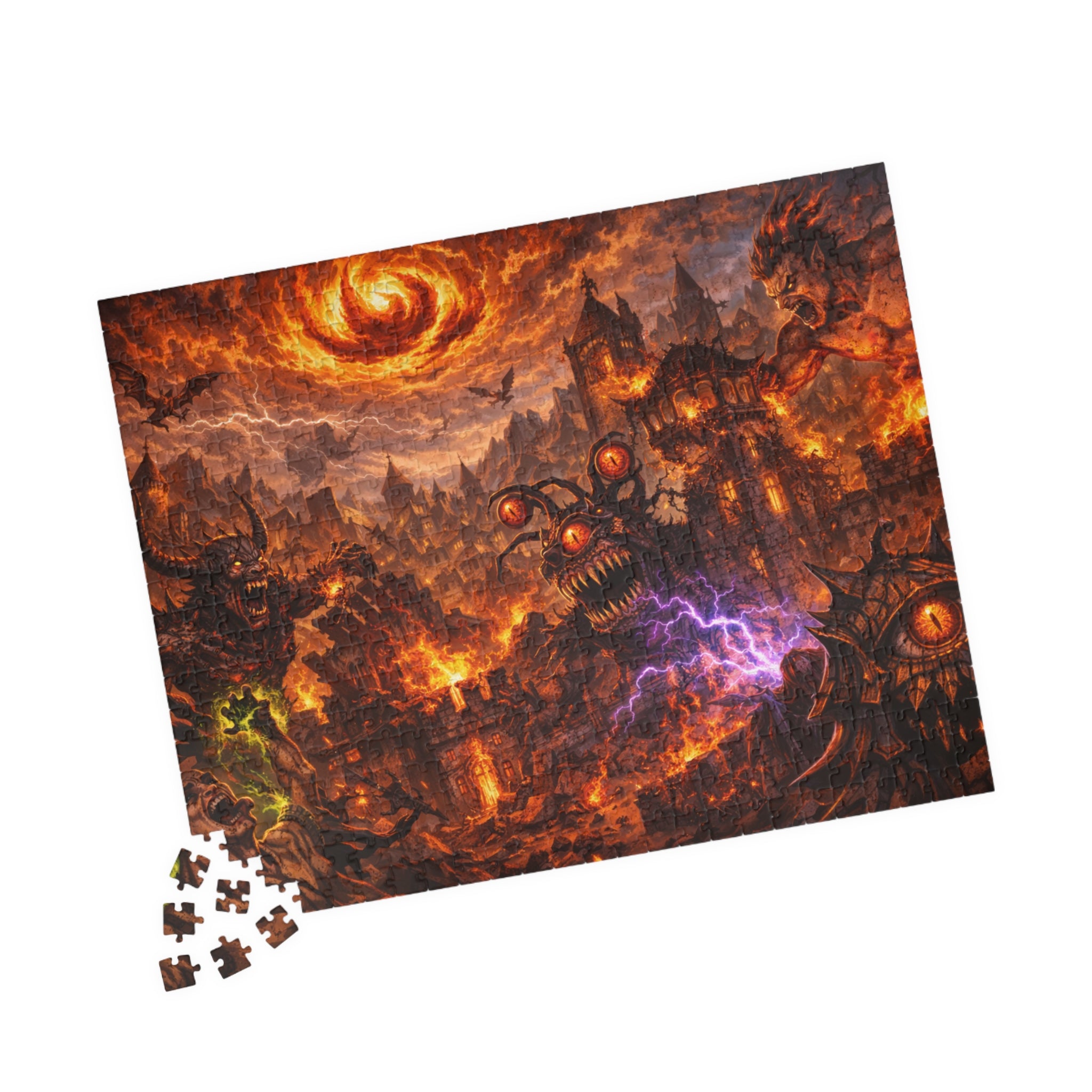 Inferno Monster Fantasy Jigsaw Puzzle — 520/1014-Piece